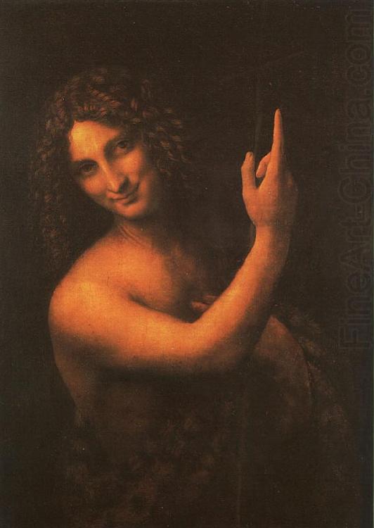  Leonardo  Da Vinci Saint John the Baptist china oil painting image